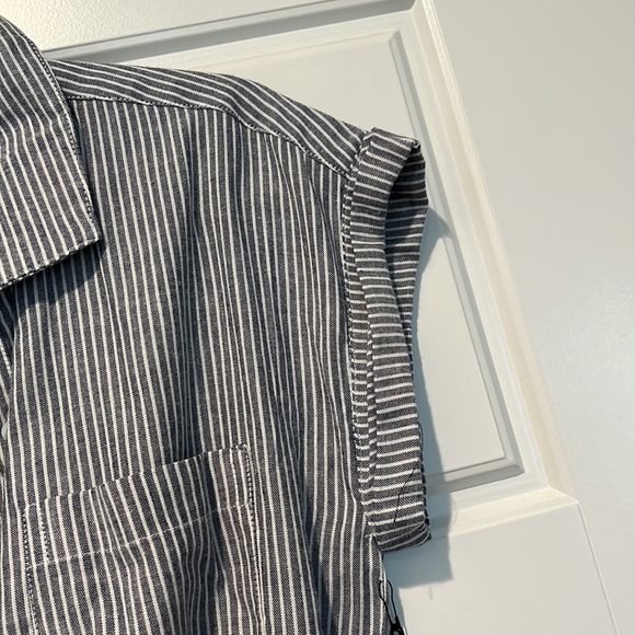 JAPNA short-sleeved buttoned up tunic - Picture 5 of 7